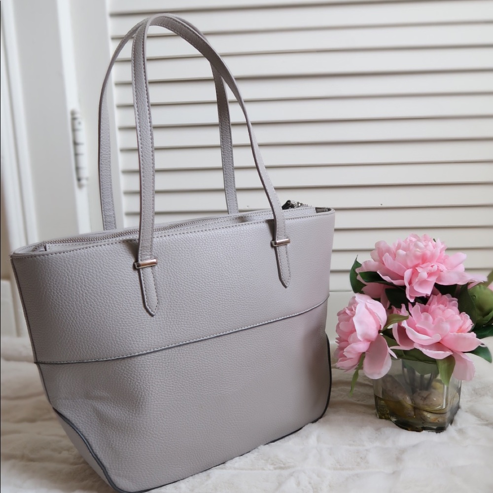Nine West Gray Tote/Hand Bag - Picture 2 of 8